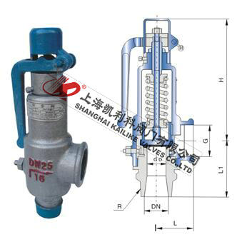 A27H、A27W、A27Y彈簧微啟式外螺紋安全閥